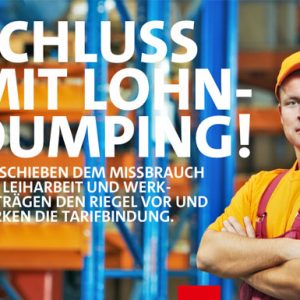 Schluss mit Lohn-Dumping