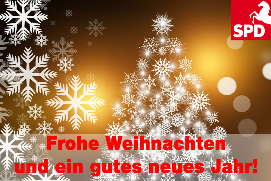 Frohe Weihnachten und ein gutes neues Jahr