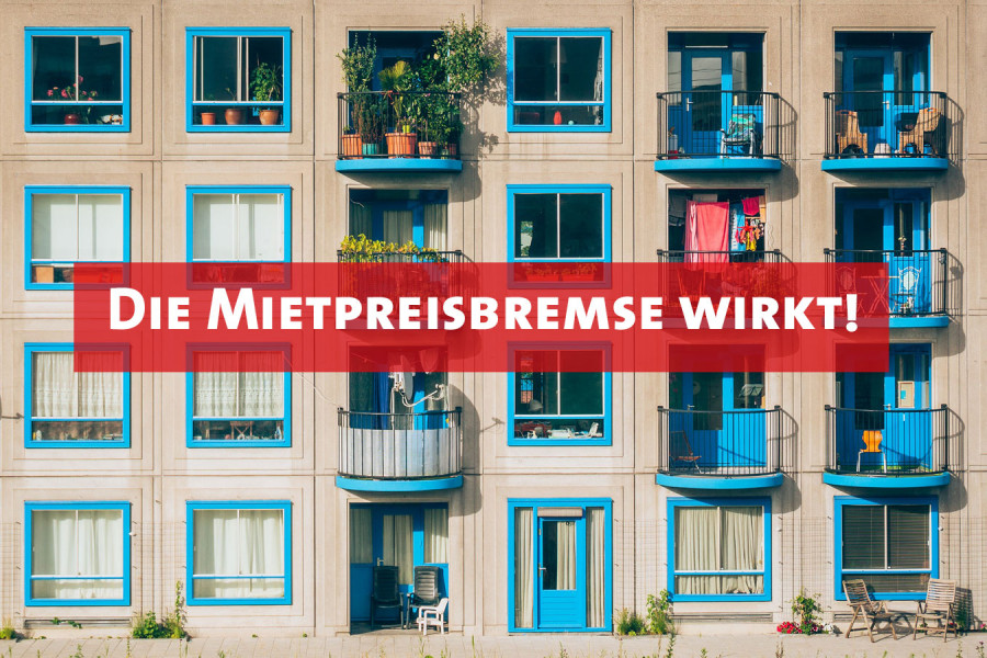 Die Mietpreisbremse wirkt
