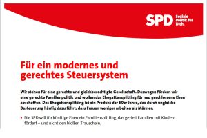Das Flugblatt zum Thema