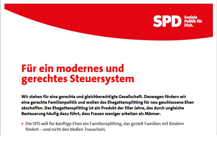 Das Flugblatt zum Thema